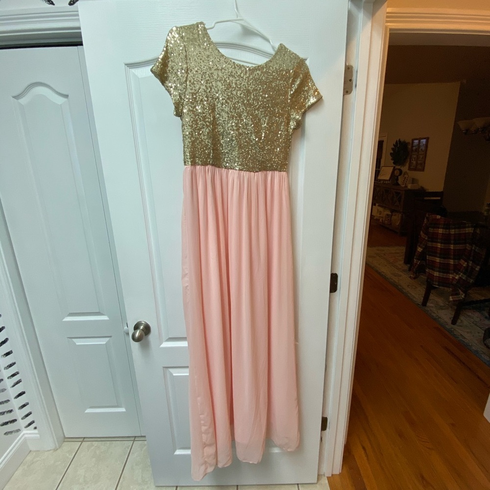 Full length formal maxi dress